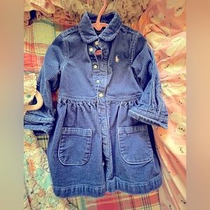Ralph Lauren corduroy dress. Like new.